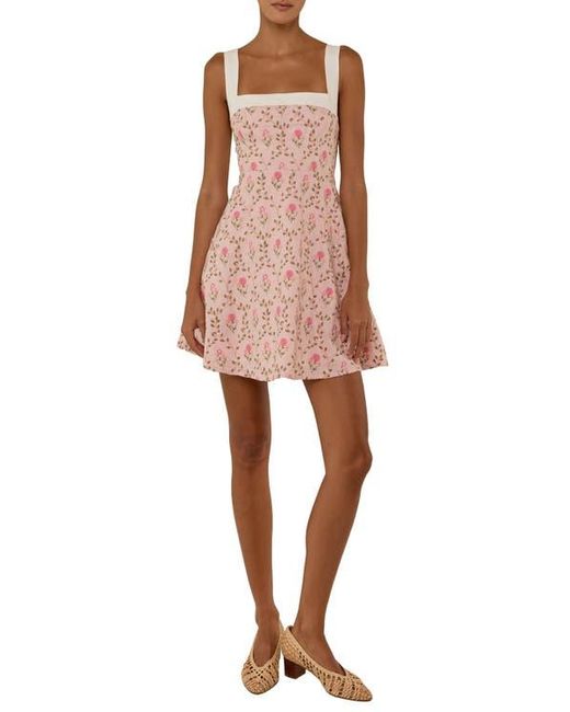 Palm Noosa Women's Pink Daphne Mini Dress - benaras.co