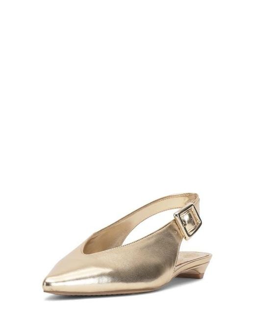 Vince Camuto Natural Valther Pointed Toe Flat
