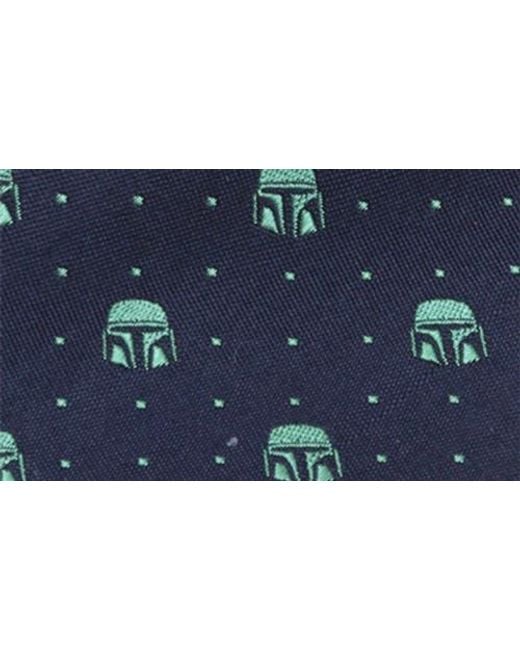 Cufflinks Inc. Blue Mandalorian Father & Son Silk Tie Set for men