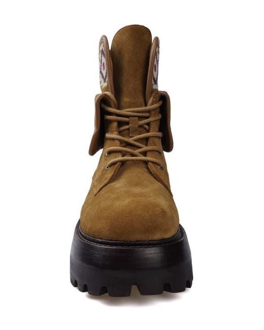 Zigi Brown Tenisha Platform Bootie