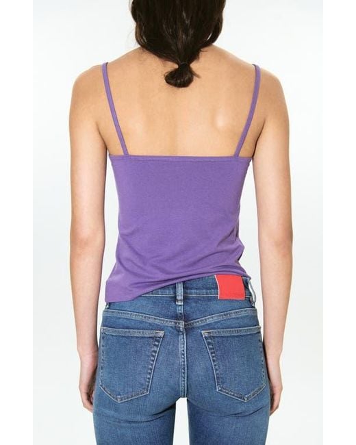 Mango Purple Starring Hailey Bieber Mimi Top