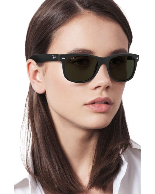 Ray-Ban Green New Wayfarer 52mm Sunglasses