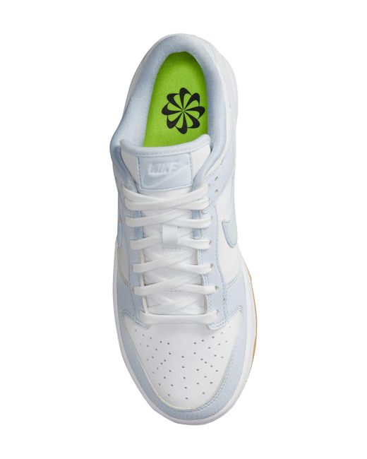 Nike White Dunk Low Premium Next Nature Basketball Sneaker