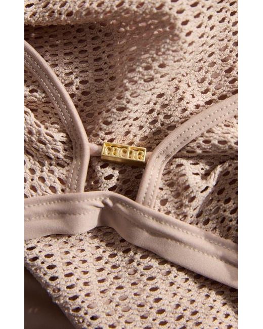 Cache Coeur Pink Milos Triangle Maternity Bikini