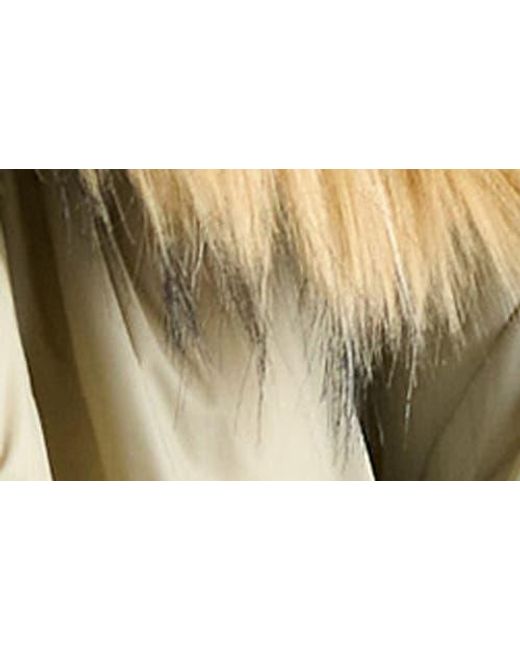 TOPSHOP Multicolor Reversible Bomber Jacket With Faux Fur Collar