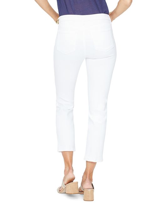 NYDJ Denim Sheri High Waist Stretch Slim Ankle Jeans in White Save 18 Lyst