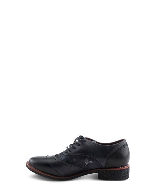 Spring Step Black Bargiasti Derby