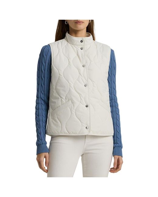 Lauren ralph lauren quilted vest best sale