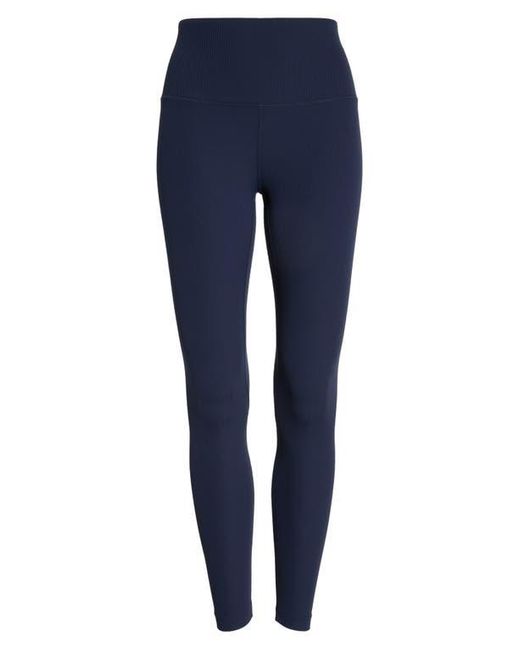 Mpg Blue Ribbed Leggings