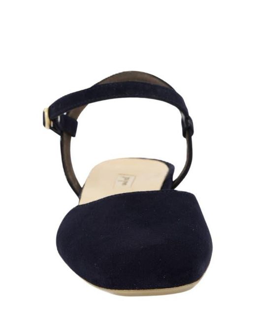 Paul Green Blue Bianca Ankle Strap Pump