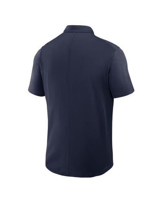 Nike Blue Michigan Wolverines Primetime Victory Legacy Vault Logo Performance Polo for men