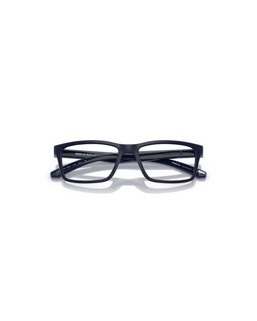 Arnette Black 52Mm Rectangle Optical Glasses for men