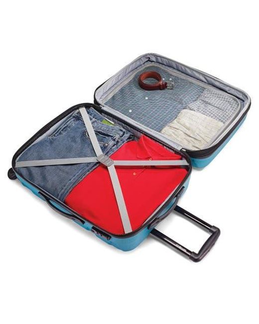 Samsonite Blue Omni Pc 2-Piece Set (20/28) Hardside Expandable Luggage With Spinner Wheels