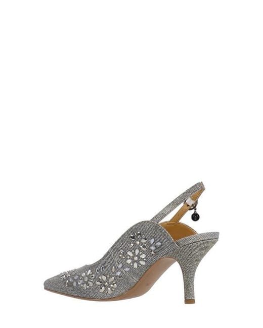 J. Reneé Gray Solara Pointed Toe Slingback Pump