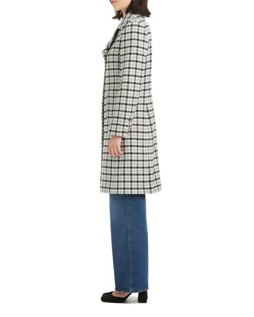 Kate Spade Blue Single Breasted Notch Lapel Coat