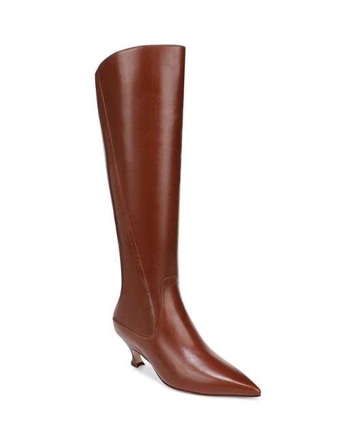 27 EDIT Naturalizer Brown Pepper Kitten Heel Knee High Boot