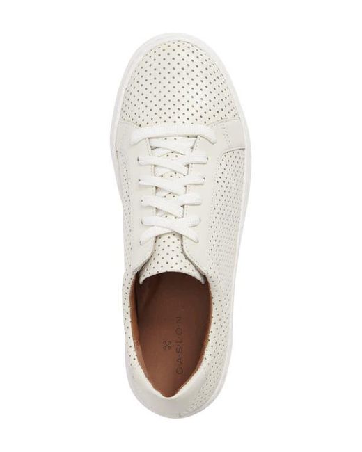 Caslon Cassie Perforated Sneaker in White Lyst