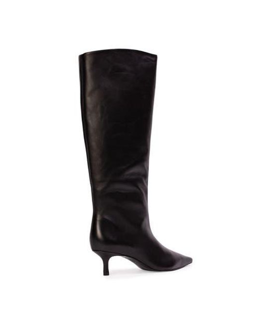 Black Suede Studio Black Sutton 50 Knee-High Boot