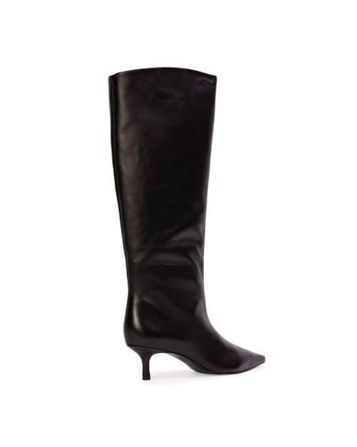 Black Suede Studio Black Sutton 50 Knee-High Boot