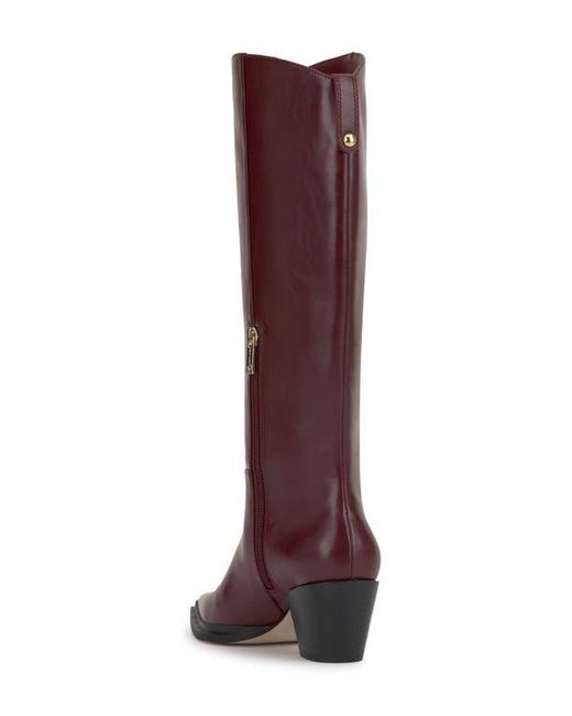 Jessica Simpson Red Hemmia Pointed Toe Knee High Boot