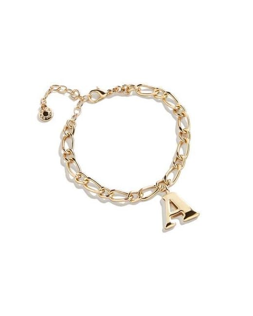 BaubleBar Metallic Annika Initial Bracelet