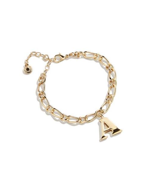 BaubleBar Metallic Annika Initial Bracelet