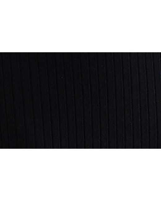 Bella Dahl Black Rib Knit Midi Skirt