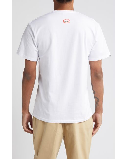 ICECREAM White Coneman Cotton Graphic T-shirt for men