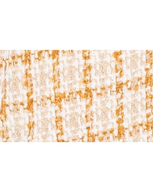 Liverpool Los Angeles Natural Fringe Detail Check Tweed Blazer