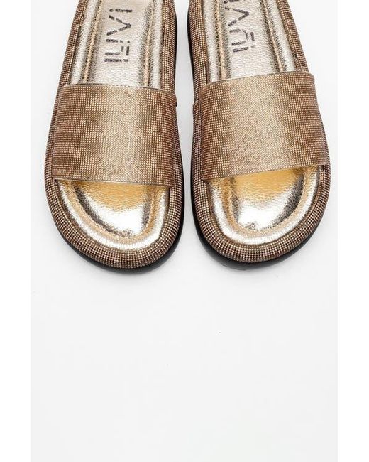 Prologue Shoes Multicolor Oeste Rhinestone Platform Sandal