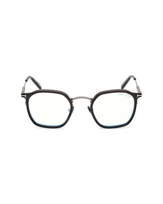 Tom Ford Multicolor 50Mm Round Light Blocking Glasses for men