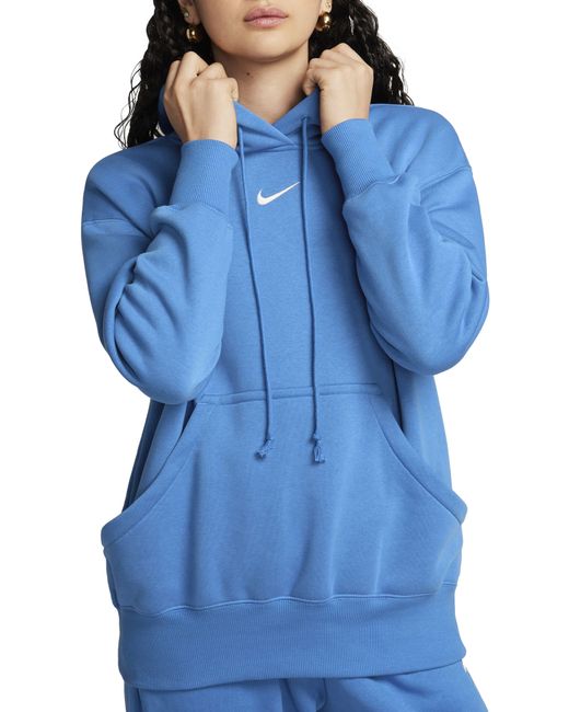 Nike Blue Sportswear Phoenix Oversize Fleece Hoodie