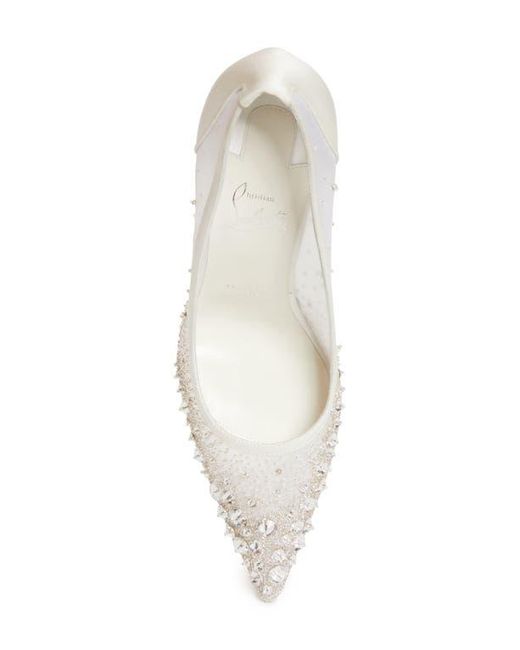 misusan Bisous Mesh Mule Pump 85 BROWN Aquazzura@ Official
