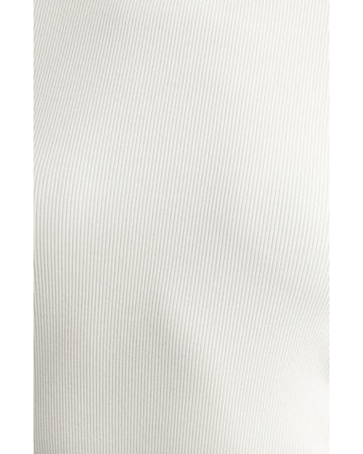Veronica Beard Blue Facia Mixed Media Dress