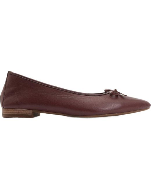 Forever & Always Shoes Multicolor Ruby Leather Pointed Toe Flats