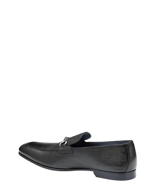 Johnston & Murphy Black Taylor Bit Loafer for men