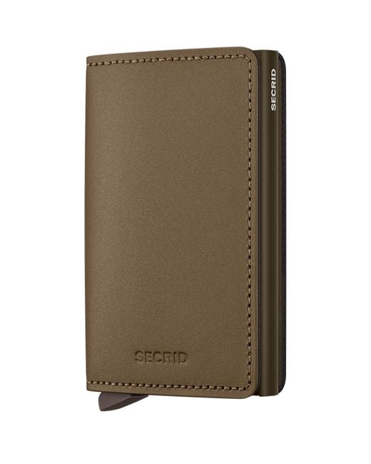 Secrid Green Slimwallet Matte for men