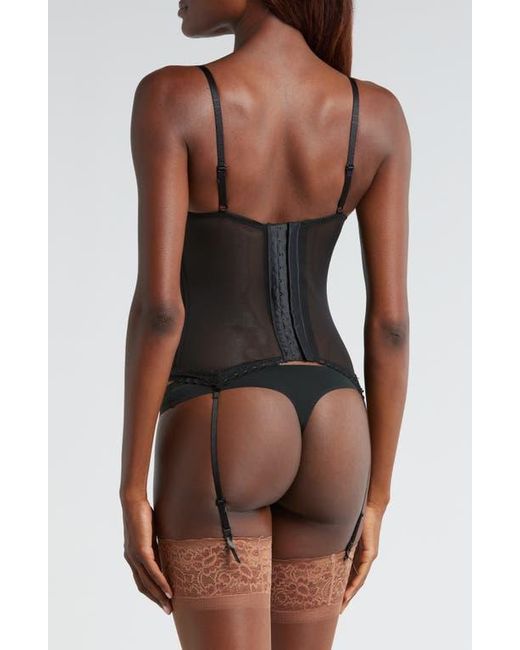 Etam Black Panama Underwire Basque