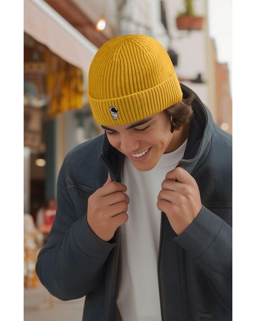 Alix Yellow Astronaut Watch Cap for men