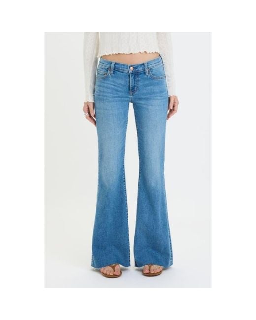 DAZE Blue Lowkey Bootcut Jeans