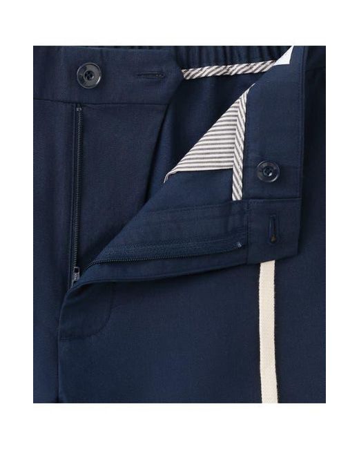 Mango Blue Drawstring Shorts for men