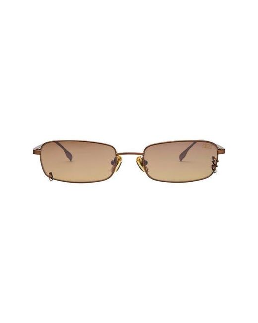DEZI Multicolor Hooked 54Mm Rectangular Sunglasses