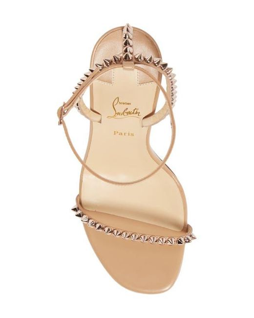 Christian Louboutin Natural So Me Studded Sandal