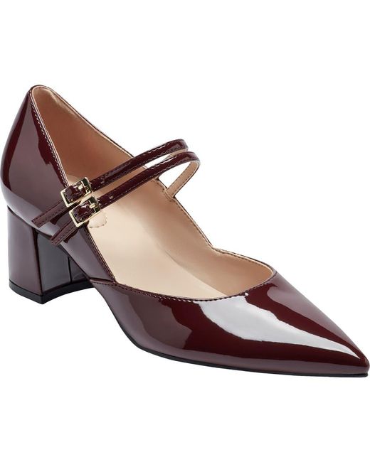 Bandolino Women's Brown Smith Pointed Toe Mary Jane Pump