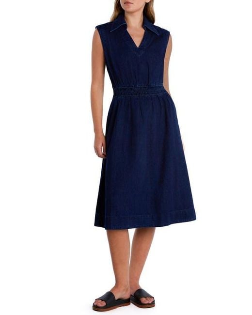 Wash Lab Denim Women's Blue Adeline Denim A-Line Dress - www.benaras.co Wash Lab Denim Women's Blue Adeline Denim A-Line Dress - www.benaras.co