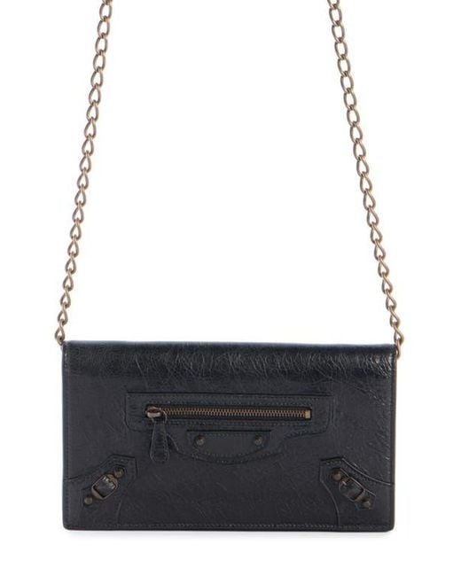 在庫限り＊Balenciaga＊Le City Wallet Pochette Balenciaga Pochette Le city Donna Pelle Nero | Balardi