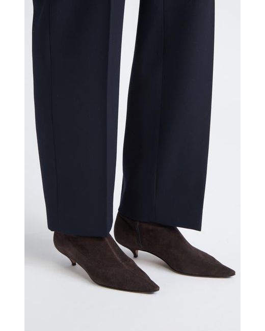 The Row Brown Liisa Pointed Toe Bootie