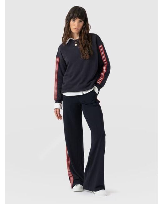 Saint + Sofia Black Victory Sweatshirt