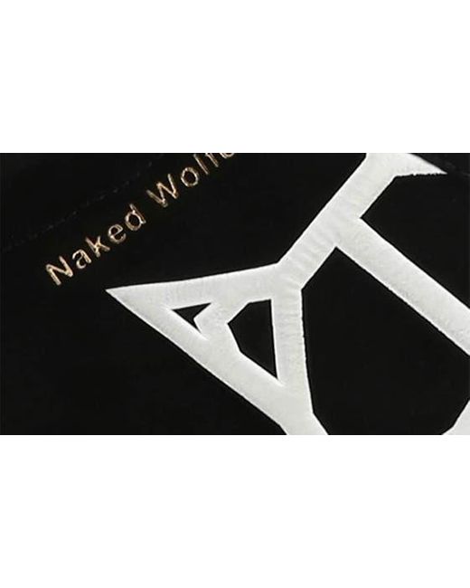 Naked Wolfe Black Sound Platform Skate Shoe