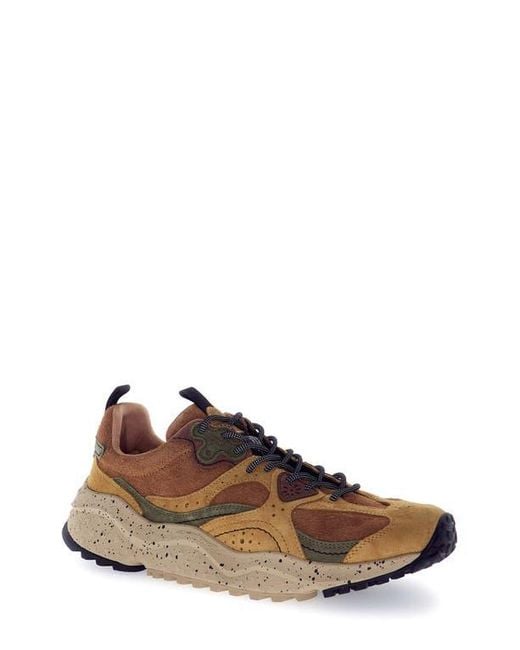 Flower Mountain Brown Wave Sneaker for men